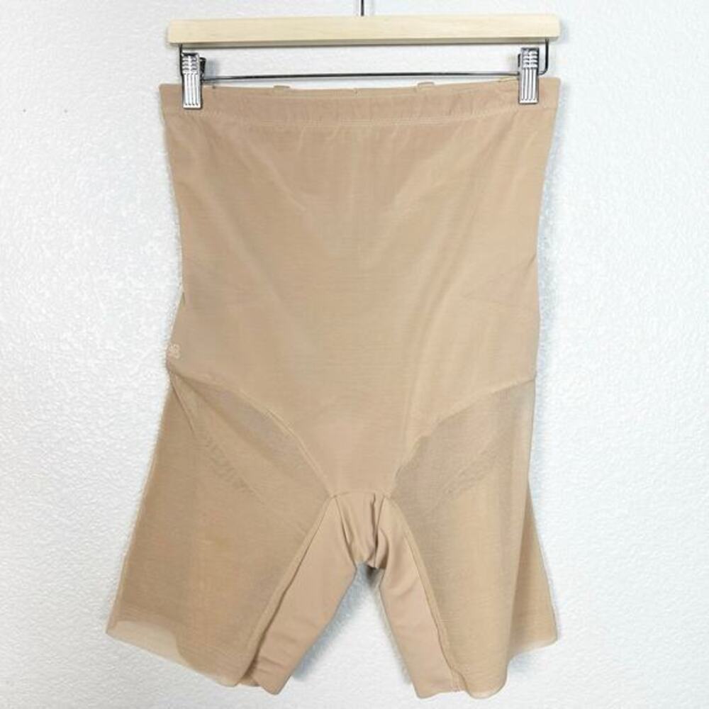 Honeylove Womens‎ SuperPower Compress High Support Shapewear Short Sand Size XL